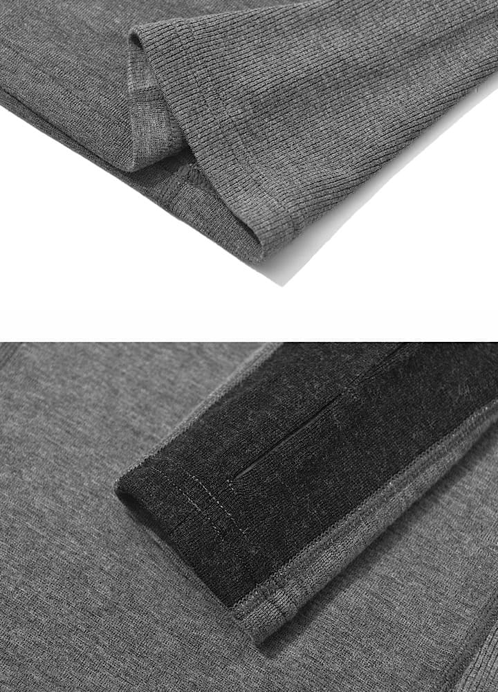 【DSU】カラーブロック長袖Tシャツ